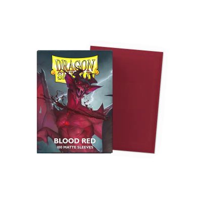 Dragon Shield-Sleeves standard-Matte Blood Red