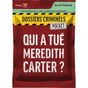DC Pocket 1 - Qui a tué Meredith Carter ?