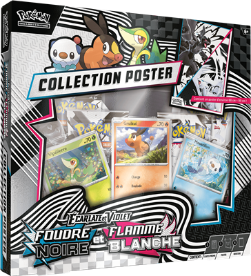 Pokémon : Coffret poster Foudre Noire et Flamme Blanche