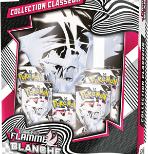 Pokémon : Portfolio(A4) + 5 boosters Flamme Blanche