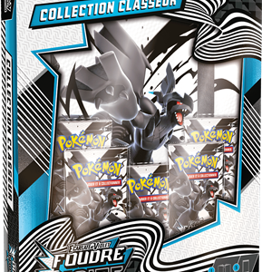Pokémon : Portfolio(A4) + 5 boosters Foudre Noire