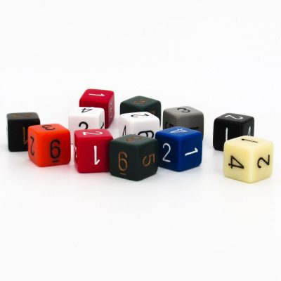 chessex-d6-opaque-melange Chessex : D6 Opaque