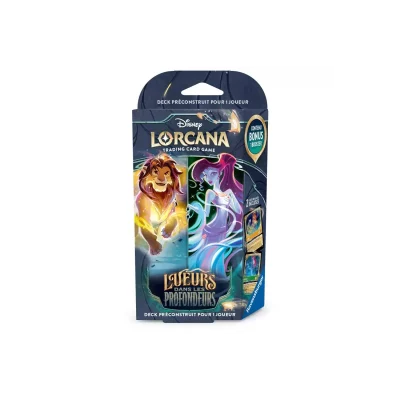 Lorcana C10 : Deck de démarrage Ambre / Emeraude ( Mégara & Simba )