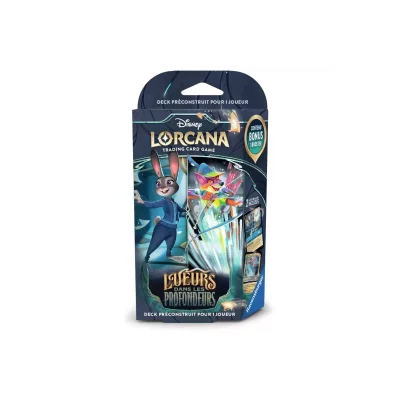 Lorcana C10 : Deck de démarrage Saphir & Acier ( Judy Hopps & Robin des Bois )