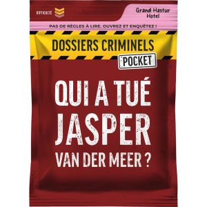 DC Pocket 3 - Qui a tué Jasper Van der Meer ?