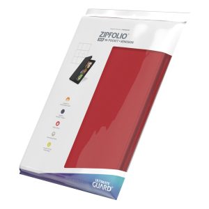 Ultimate Guard Zipfolio 360 - 18 Pocket Xenoskin Rouge