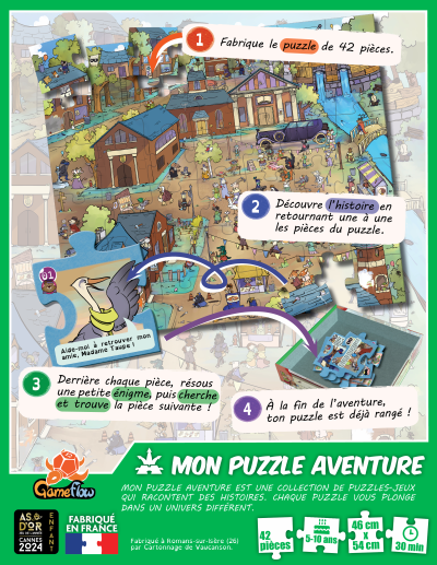 MON PUZZLE AVENTURE : PETITS DETECTIVES