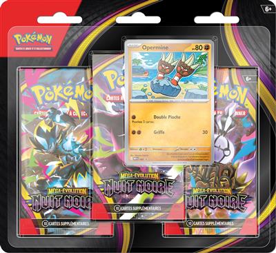 3pack01me05_face_20260506 Pokémon ME05 : Pack 3 boosters - Nuit Noire
