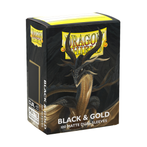 Dragon Shield - Dual Matte : Black and Gold