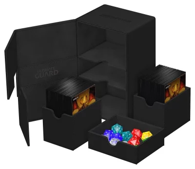 Ultimate Guard Flip`n`Tray 160+ XenoSkin Noir Ultimate Guard Flip`n`Tray 160+ XenoSkin Noir