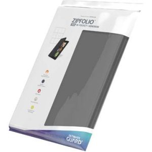 Ultimate Guard Zipfolio 360 - 18 Pocket Xenoskin Gris