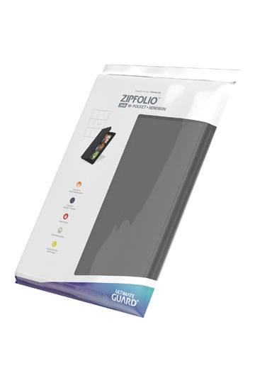 d_ugd010213_g Ultimate Guard Zipfolio 360 - 18 Pocket Xenoskin Gris